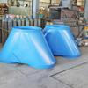 Divisor de vento de ferro de mineração em Y, duto de ferro de três pontas, triângulo de pista de ventilação, tubo de três vias, divisor de vento de 800 de diâmetro