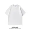 Camiseta de Algodão Pesado 240G Gola Redonda Cor Sólida Camiseta Base Camiseta Roupa de Trabalho Manga Curta Camiseta Masculina Personalização