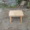 Banquinho de Madeira Maciça Pequeno Banco Pequeno Banco de Sala de Estar Armazenamento Suporte para Flores Aumento Pequeno Banco Lavanderia Troca de Sapatos