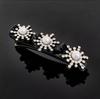 Nuevo estilo de pinza para el cabello de celebridades de Internet, pinza para el cabello de doble capa para personas perezosas, pinza lateral con flequillo de diamantes de imitación, accesorios para el cabello de alta gama, pinza para el cabello para mujeres
