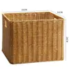 Cesta de Almacenamiento para Mesa de Café tipo Ratán Cesta Organizadora de Cajón para Mueble de TV de Sala de Estar Cesta de Almacenamiento para Snacks y Cosméticos de Escritorio