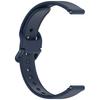 Correa de Silicona Aplicable Extra Grande de 12MM Correa de Repuesto para Reloj Inteligente con 12 Hebillas de Silicona
