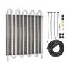 Tubo de ar condicionado de mangueira de radiador de óleo modificado para automóvel, correia, condensador, condensador de tubo em fileira, 2 fileiras, 4 fileiras, 6 fileiras, 8 fileiras, 10 fileiras