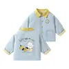 Conjunto Jaqueta Kaka Panda para Meninos Roupa de Outono Infantil Conjunto Casual Duas Peças Roupas de Bebê Tendência