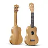 Ukulele 21 polegadas Cor Madeira, Ukulele de Plástico ABS de Quatro Cordas Tocável, Instrumento Pequeno de Guitarra, Atacado de Fábrica de Comércio Exterior