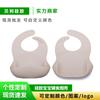 Babadores de Silicone à Prova d'Água, Óleo e Manchas para Bebê, Bolsas de Silicone para Saliva para Comer Bebê, Resistentes à Desinfecção em Alta Temperatura