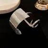 Anillo de Brazo Abierto con Diseño de Flor de Serpiente Hueca Transfronterizo Europeo y Americano Pulsera de Tendencia de Moda Pulsera Exagerada de Gama Alta para Mujeres