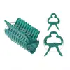 Grampo hortícola, suporte para planta, clipe de fixação de plástico, trepadeira, vaso grande para tomate, acessórios de jardim