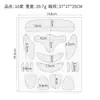 Parches de Silicona Antiarrugas, Juego de 18 Piezas, Material de Hidrogel, Parches Invisibles para Lifting de Ojos, Parches Antiarrugas para Líneas de Expresión y Surcos Nasogenianos