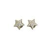 2026 Nuevos Pendientes de Estrella Dorada con Diamantes Completos Estilo Coreano Gama Alta Lujo Ligero Pendientes de Moda Exquisito Temperamento Joyería para Orejas