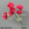 Flor artificial para casamento Flor de hibisco de 6 cabeças Salão de casamento Arranjo floral de guia de estrada Local de decoração Flor artificial Feito à mão 6 cabeças Madeira Algodão