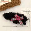 Pinzas para el pelo de copo de nieve de fieltro con temática de atmósfera de otoño e invierno para niñas, Pinzas BB versátiles, Pinzas dulces para flequillo, Accesorios para el cabello, Pinzas para el pelo de la frente