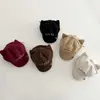 Chapéus infantis são super fofos e adoráveis, chapéus octogonais com tema de gato, boinas para meninos e meninas, artísticos e doces, adequados para passeios de outono e inverno, bonés estilo bico de pato