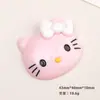 Accesorios de Resina DIY de Dibujos Animados Joyería Cabeza de Gato Clásica Grande Pegamento de Crema Pasador Funda para Teléfono Móvil Hebilla de Zapato Llavero
