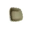 Cesta de Almacenamiento Cesta Tejida de Cuerda de Algodón Gran Capacidad Organizador de Escritorio para Cosméticos Cesta de Almacenamiento Lavable