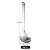 Juego de Cucharas de Acero Inoxidable No Magnético Cocina Hogar Cuchara para Arroz Colador para Olla Caliente Se Puede Personalizar con Logo Láser Regalos para el Hogar