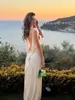 Vestido sexy de estilo europeo y americano transfronterizo, corte ajustado, sin espalda, vestido de fiesta slip ajustado al cuerpo, MOQ bajo