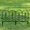Barandilla de plástico PVC valla de jardín recinto decoración valla blanca pequeña césped exterior macizo de flores barandilla valla pequeña