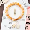Pulsera de Raíz de Bodhi Natural Tallada y Tostada al Carbón con Forma de Pata de Gato para Hombres y Mujeres Pulsera de Cuentas Suaves de Buda Envolvente Rosario Bodhi Venta al por Mayor