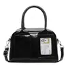 Bolsa Boston portátil retrô estilo coreano feminina 2025 início da primavera novo nicho moderno elegante bolsa de ombro crossbody