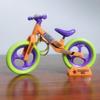 Llavero creativo y divertido con forma de bicicleta móvil, deslizante y ensamblada, para parejas, accesorios de decoración para regalo, venta al por mayor