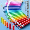Marcadores Acrílicos Son Opacos, Se Pueden Superponer, Multicolor, con Puntas Suaves, Específicamente para Estudiantes y Niños, Adecuados para Arte en Preescolar, Impermeables para Graffiti