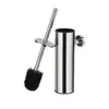 Set de cepillo para inodoro de acero inoxidable 304 Transfronterizo, Cepillo de baño de lujo de pie, Cepillo de baño montado en la pared