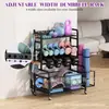 Rack de Armazenamento de Tapete de Yoga Personalizado Transfronteiriço, Gancho de Roda para Halteres Kettlebells Rolo de Espuma Faixa de Resistência Rack de Armazenamento Fitness