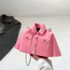 Bolsa de Ombro com Design Personalizado de Nicho Feminina Nova Moda Bolsa Camisa 2023 Verão Simples Bolsa Transversal com Corrente