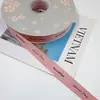Huaying Cintas con Hilo de Letras Inglesas Ramo de Flores de Cinta Empaque de Regalo para Pastel Cinta Cinta Floral Cinta