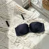 2025 Sutiã Adesivo Sem Alças Sexy Roupa Íntima Sem Costura Espesso e Fino Adesivo para Seios Vestido de Casamento Push up Lindo Top Tubinho Costas Verão