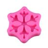 Natal Flocos de Neve Flip Cake Molde de silicone Assar Molde de chocolate Handmade Dripping Glue Flocos de neve Acessórios Molde decorativo