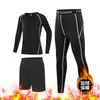 Traje de entrenamiento ajustado para niños, capa base de baloncesto de otoño/invierno para niños, conjunto deportivo, camiseta de manga larga de secado rápido, para fútbol y correr