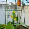 Trellis de uva tubo de acero jardín estante de flores plantación de maracuyá verduras pepino frijoles plantación melón cobertizo soporte para enredaderas varilla de soporte