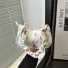 Bolso de Axila de Lona Versátil Lindo de Moda para Mujer Nuevo 2025 Elegante de un Solo Hombro Gran Capacidad Bolsa para el Trabajo