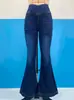 Jeans Americanos de Tiro Alto Elásticos Ajustados para Mujer, Directo de Fábrica, Dropshipping Disponible