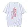 Camiseta con Estampado Crux Sign Ringer Djo Cantante para Hombre Manga Corta Verano Cuello Redondo Gráfica