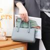 Bolsa Feminina de Couro Nicho Bolsa de Mão de Luxo Camada Superior Padrão TOGO Couro Bovino Pequena Bolsa Quadrada Bolsa Transversal de Ombro Feminina M759
