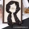 Nuevo Pañuelo de Seda Ajustable con Perlas de Lunares para Adorno del Cuello, Pañuelo Elegante y Versátil con un Toque de Moda y Lujo