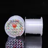 Línea de Pesca Transparente No Elástica de Agujero Pequeño Accesorios para Pulseras Collares Joyería Hecho a Mano Cuentas Culturales para Ensartar Línea Dedicada Venta al Por Mayor
