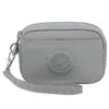 Venta Directa de Fábrica Comercio Exterior Monedero Estilo Nuevo Simple Dos Cremalleras Impermeable Transfronterizo Portátil Nylon Monedero al por Mayor