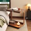 Mesa de Cabeceira para Quarto de Casa Madeira Maciça Removível 2025 Nova Criativa Substituição Pequena Mesa Lateral Rack de Armazenamento de Cabeceira
