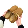 Venta Caliente Birkenstock Medias Zapatillas para Mujer Primavera y Otoño 2026 Nuevo Estilo Zapatillas de Exterior Semi-Cubiertas Zapatos Birkenstock de Suela Gruesa Estilo Francés