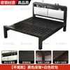 Cama de ferro forjado estilo europeu, cama de casal para uso doméstico, cama de ferro simples moderna e silenciosa, cama de solteiro com estrutura de ferro reforçada e espessada para aluguel