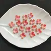 Cuentas de Flor de Cuatro Pétalos con Bordes Dorados y Plateados, Accesorios para Joyería Hecha a Mano DIY para Tocados de Boda, Cuentas Sueltas al por Mayor