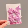 Pasador de Flequillo con Lazo de Lunares Dulces para Niña Pinza Superior Trasera Pinza para Cola de Caballo Tiara de Princesa Lindo