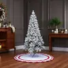 Nieve Verde Artificial Flocado Denso Decoración Navideña Común Suministros Manualidades Árbol de Navidad