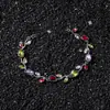 Pulseira de Corrente com Patchwork de Flores Tulipa, Novo Best-Seller Transfronteiriço Europeu e Americano para Mulheres