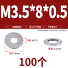 Arruela Plana Aumentada Espessada de Aço Inoxidável 304 Redonda M4 M5 M6 M8 M10-M36 Espaçador de Parafuso Arruela de Metal