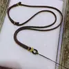 Fornecimento direto da fábrica corda trançada de oito fios cordão de pingente tecido à mão corda de colar de jade Buda corrente de suéter corda simples